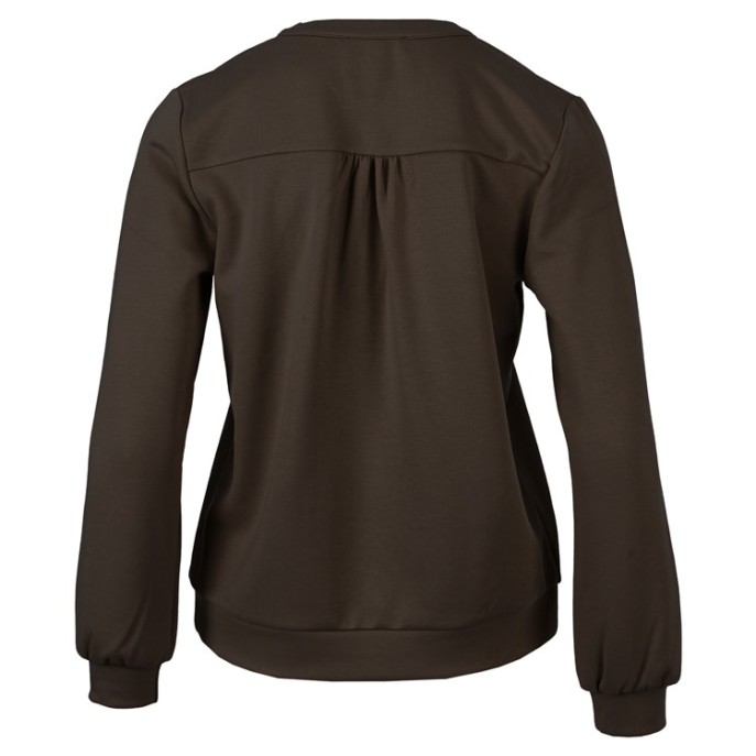 Enjoy Sweater effen Bruin